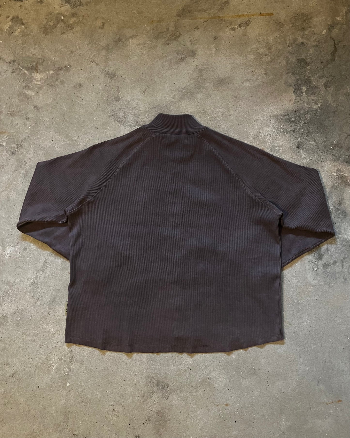 giuseppe zip up — washed plum